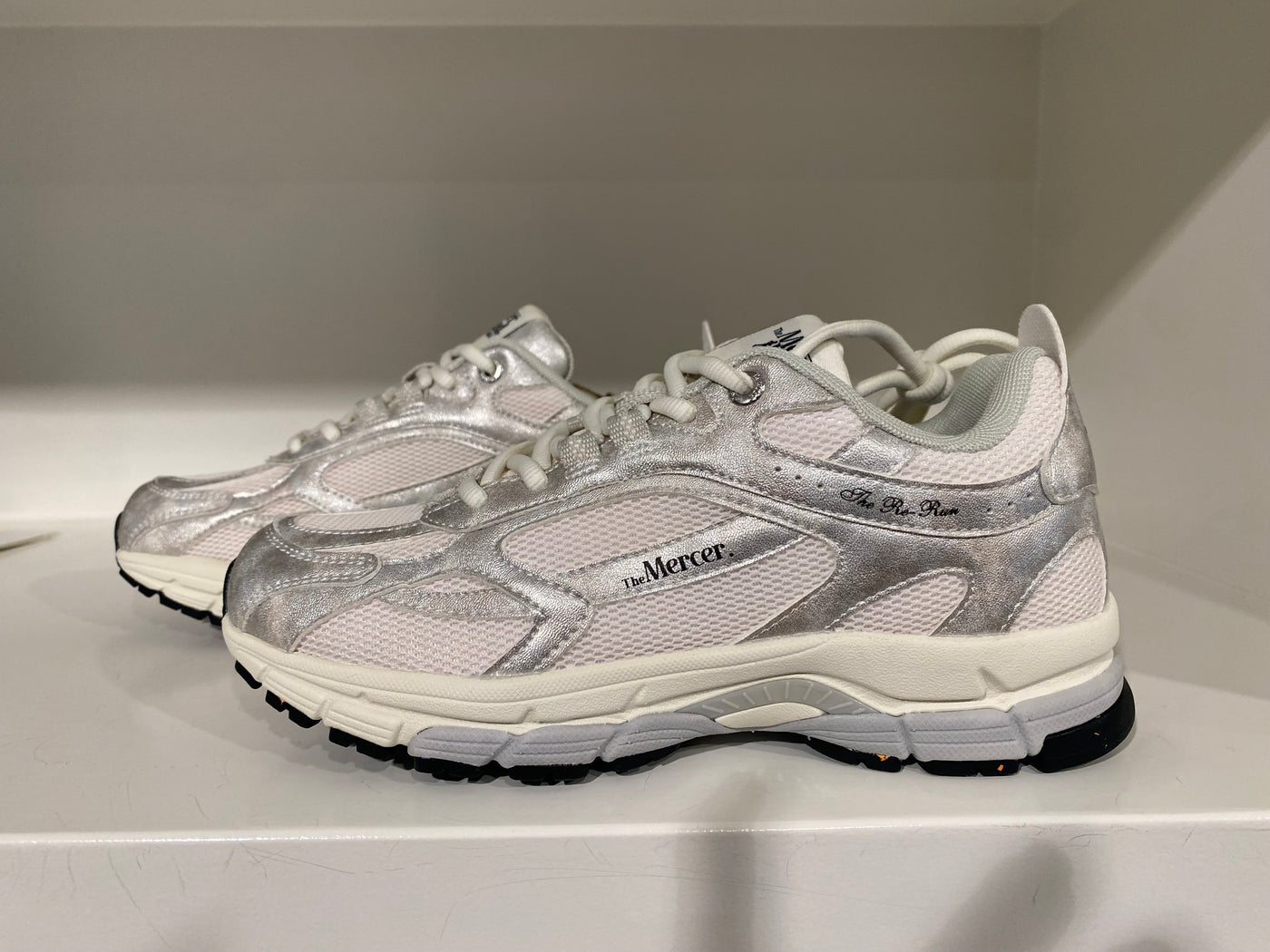 Mercer The - Run Metallic Sneaker Silver