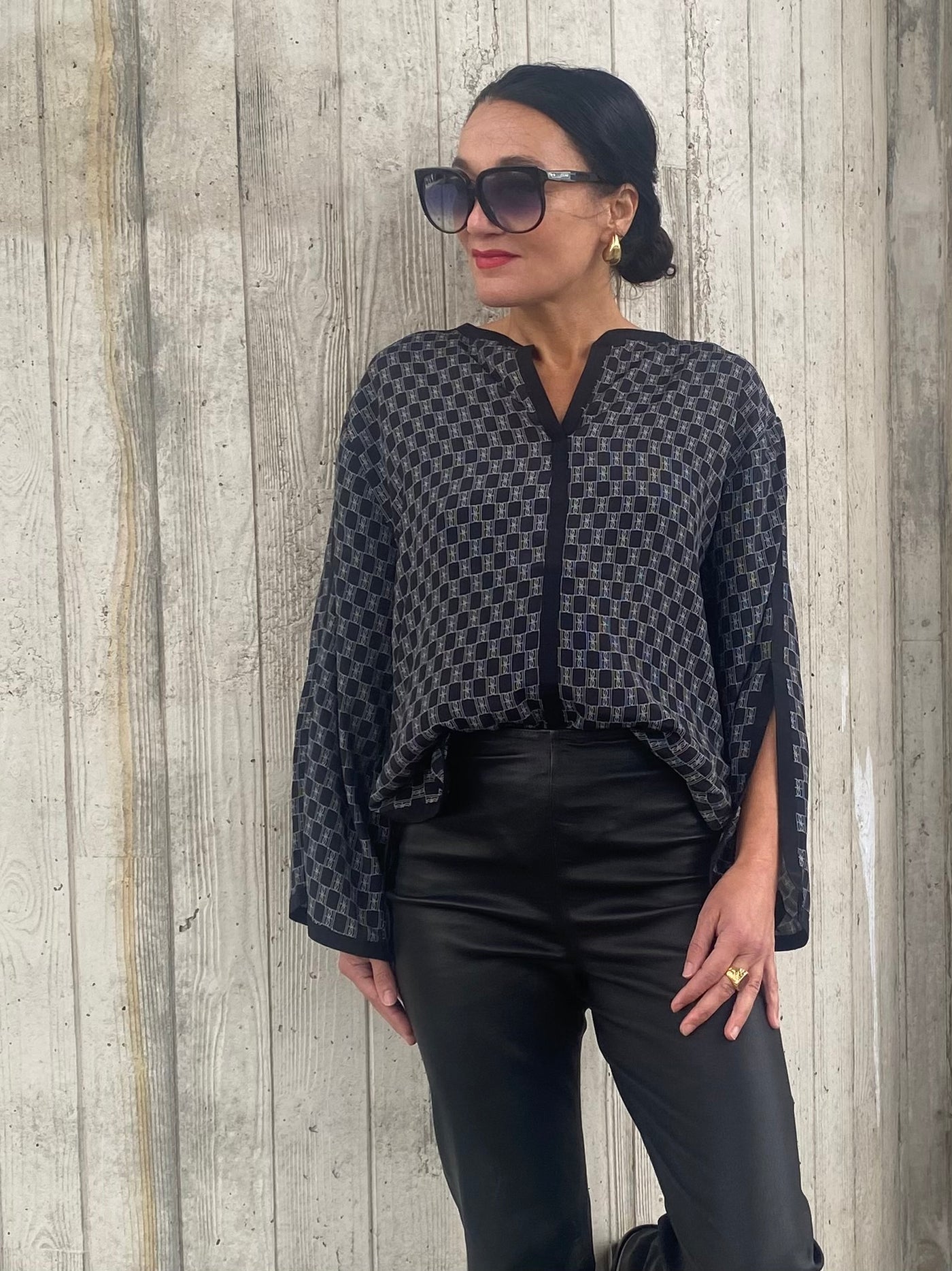 By Malene birger  Blouse Plazzo Zwart