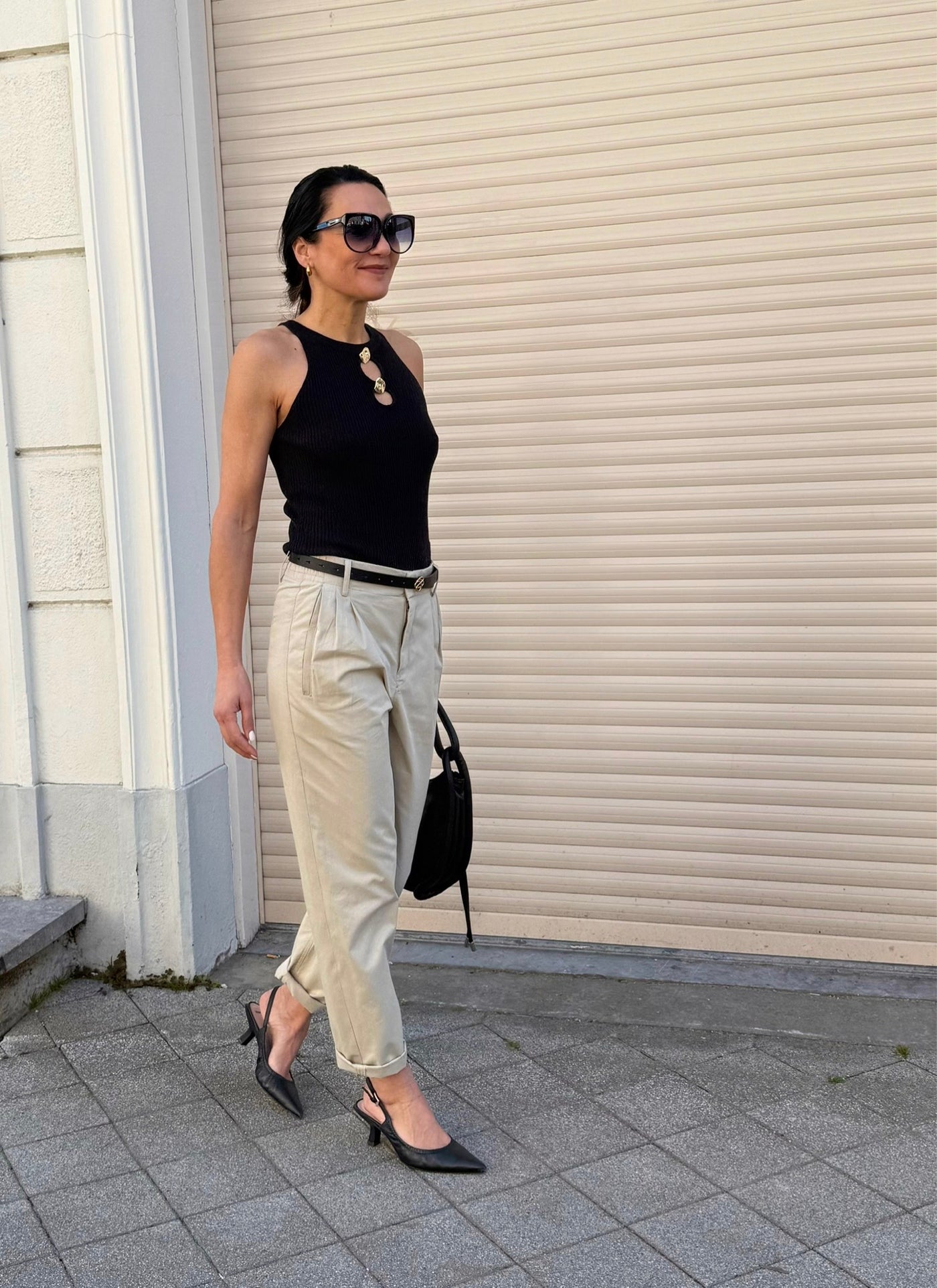 Sessun Top Lona Black